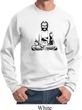 Yoga Sweatshirt At Peace Buddha Sweat Shirt