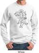 Yoga Sweatshirt Black Sketch Ganesha Sweat Shirt