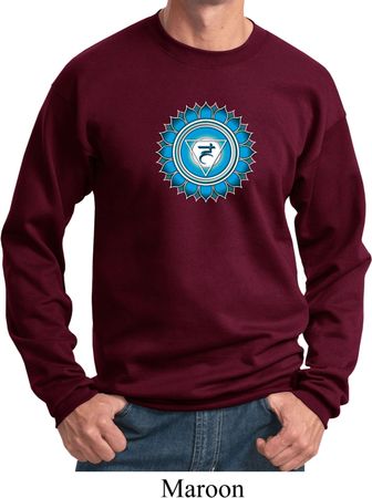 Yoga Sweatshirt Blue Vishuddha Sweat Shirt