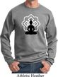 Yoga Sweatshirt Buddha Lotus Pose Sweat Shirt
