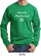 Yoga Sweatshirt Heavily Meditated with OM Sweat Shirt