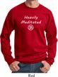 Yoga Sweatshirt Heavily Meditated with OM Sweat Shirt