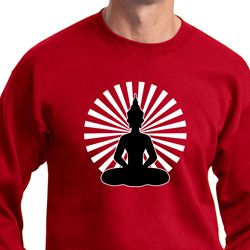 Yoga Sweatshirt Meditating Buddha Sweat Shirt Yoga Sweatshirt Meditating Buddha Sweat Shirt