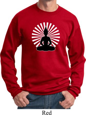 Yoga Sweatshirt Meditating Buddha Sweat Shirt