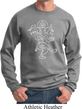 Yoga Sweatshirt Sketch Ganesha White Print Sweat Shirt