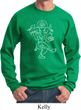 Yoga Sweatshirt Sketch Ganesha White Print Sweat Shirt