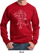 Yoga Sweatshirt Sketch Ganesha White Print Sweat Shirt