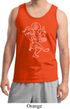 Yoga Tank Top Sketch Ganesha White Print Tanktop