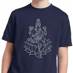 Yoga Tara Sketch Kids Moisture Wicking Shirt