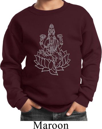 Yoga Tara Sketch Kids Sweatshirt