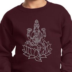 Yoga Tara Sketch Kids Sweatshirt