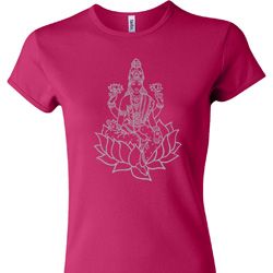 Yoga Tara Sketch Ladies Crewneck Shirt Yoga Tara Sketch Ladies Crewneck Shirt