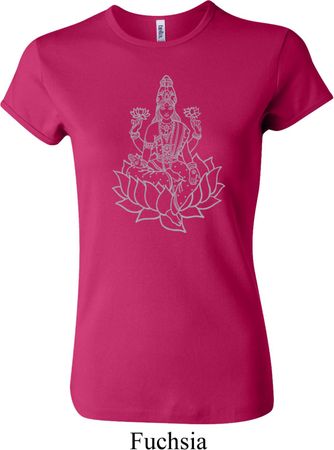 Yoga Tara Sketch Ladies Crewneck Shirt