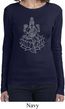 Yoga Tara Sketch Ladies Long Sleeve Shirt