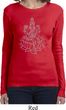 Yoga Tara Sketch Ladies Long Sleeve Shirt