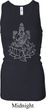 Yoga Tara Sketch Ladies Longer Length Racerback Tank Top