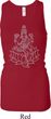 Yoga Tara Sketch Ladies Longer Length Racerback Tank Top