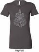 Yoga Tara Sketch Ladies Longer Length Shirt