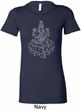 Yoga Tara Sketch Ladies Longer Length Shirt