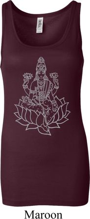 Clearance - Ladies Tara Sketch Longer Length Tank Top
