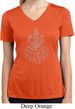 Yoga Tara Sketch Ladies Moisture Wicking V-neck Shirt