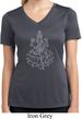 Yoga Tara Sketch Ladies Moisture Wicking V-neck Shirt