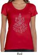 Yoga Tara Sketch Ladies Scoop Neck Shirt