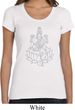 Yoga Tara Sketch Ladies Scoop Neck Shirt