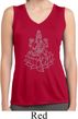 Yoga Tara Sketch Ladies Sleeveless Moisture Wicking Shirt