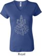 Yoga Tara Sketch Ladies V-neck Shirt