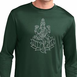 Yoga Tara Sketch Mens Dry Wicking Long Sleeve Shirt Yoga Tara Sketch Mens Dry Wicking Long Sleeve Shirt