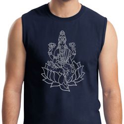 Yoga Tara Sketch Mens Muscle Shirt Yoga Tara Sketch Mens Muscle Shirt