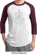 Yoga Tara Sketch Mens Raglan Shirt