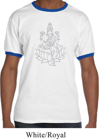 Yoga Tara Sketch Mens Ringer Shirt