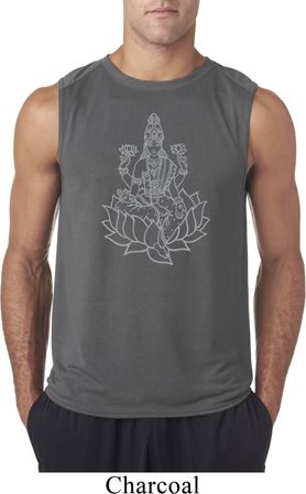 Yoga Tara Sketch Mens Sleeveless Shirt