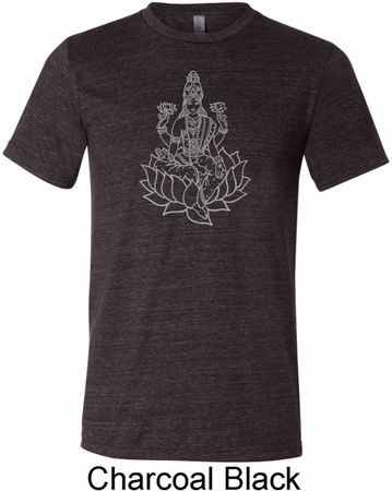 Yoga Tara Sketch Mens Tri Blend Crewneck Shirt