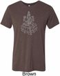 Yoga Tara Sketch Mens Tri Blend Crewneck Shirt