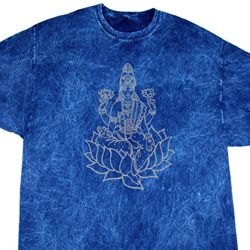 Yoga Tara Sketch Mineral Tie Dye Shirt Yoga Tara Sketch Mineral Tie Dye Shirt