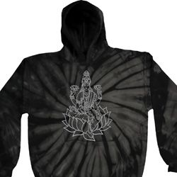 Yoga Tara Sketch Tie Dye Hoodie Yoga Tara Sketch Tie Dye Hoodie