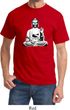 Yoga Tee At Peace Buddha T-shirt