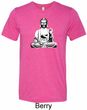 Yoga Tee At Peace Buddha Tri Blend Tee