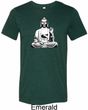 Yoga Tee At Peace Buddha Tri Blend Tee