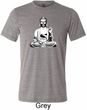 Yoga Tee At Peace Buddha Tri Blend Tee