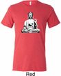 Yoga Tee At Peace Buddha Tri Blend Tee