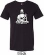 Yoga Tee At Peace Buddha Tri Blend Tee