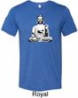 Yoga Tee At Peace Buddha Tri Blend Tee
