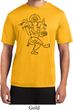 Yoga Tee Black Sketch Ganesha Moisture Wicking T-shirt