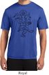 Yoga Tee Black Sketch Ganesha Moisture Wicking T-shirt