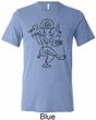 Yoga Tee Black Sketch Ganesha Tri Blend Tee
