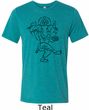Yoga Tee Black Sketch Ganesha Tri Blend Tee